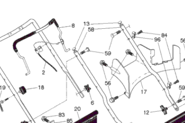 21549084 Ariens Engine Zone Control Cable DR Mower Parts