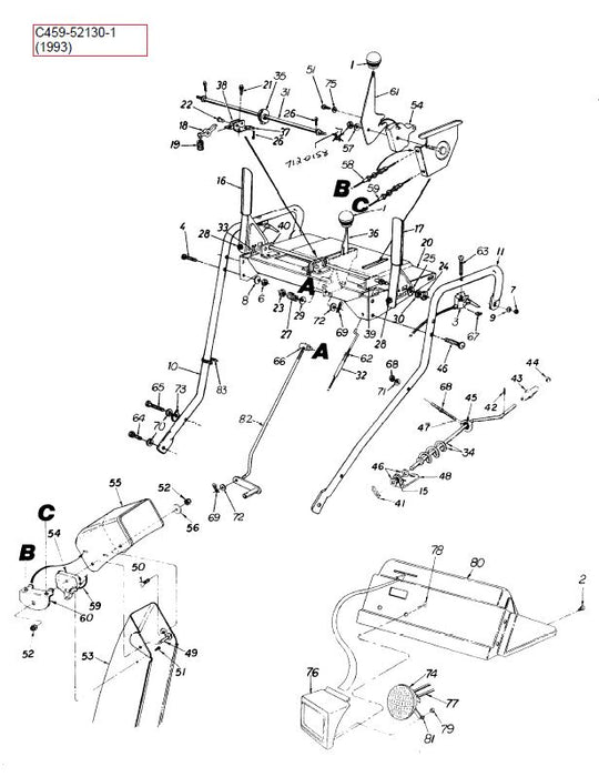 C459-52130 Craftsman Manual for Track Drive Snowblowers