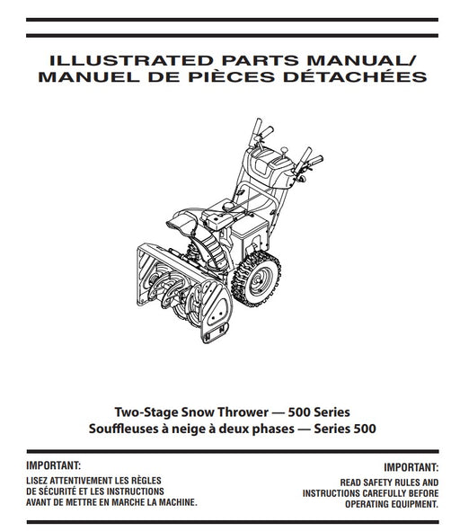 C459-52415 Manual for Craftsman Two-Stage Snow Thrower - drmower.ca