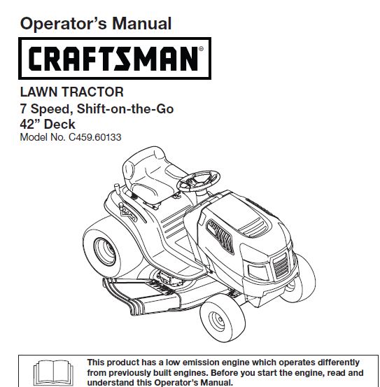 Craftsman lt2000 mower parts sale