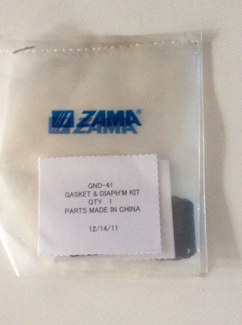 GND-41 Zama GASKET & DIAPHRAGM KIT