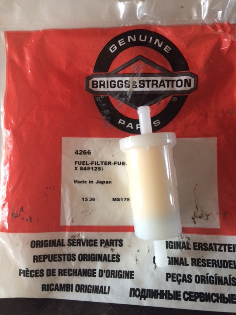 Briggs and Stratton Genuine OEM 845125 FUEL FILTER