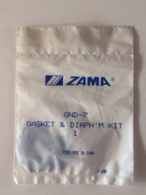 GND-7 Zama GASKET & DIAPHRAGM KIT - Limited Availability
