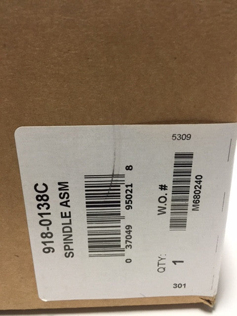 MTD Spindle Assembly 918-0138C Box Label