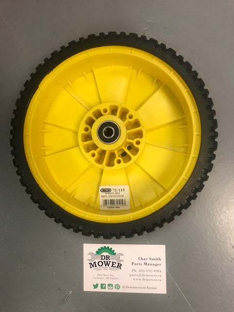 72-115 Oregon Drive WHEEL REPLACES JOHN DEERE AM115138