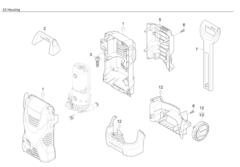 K2 Parts list for Karcher 1.602-315.0