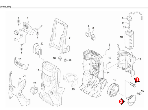 K4 Parts List for Karcher 1.603-152.0