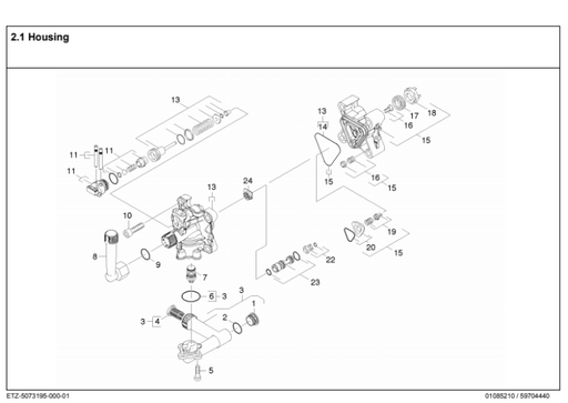 K5.93M Parts List for Karcher 1.630-202.0 1.630-203.0