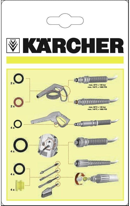 2.642-189.0 Karcher O-Ring Seal Kit for Electric Pressure Washers-NO LONGER AVAILABLE