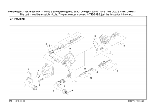 Karcher Parts List K 3.68 MD Plus 1.601-742.0