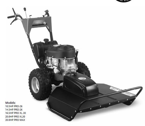 AT4 PRO PRO XL PRO MAX 34 Manual for DR Power Walk Behind October 2018 Present DR Mower Parts