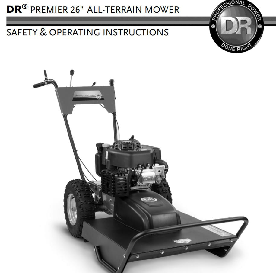 Dr mower repair sale