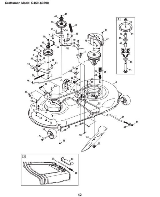 C459-60390 Manual for MTD Craftsman 42" Lawn Tractor 13BL78ST599