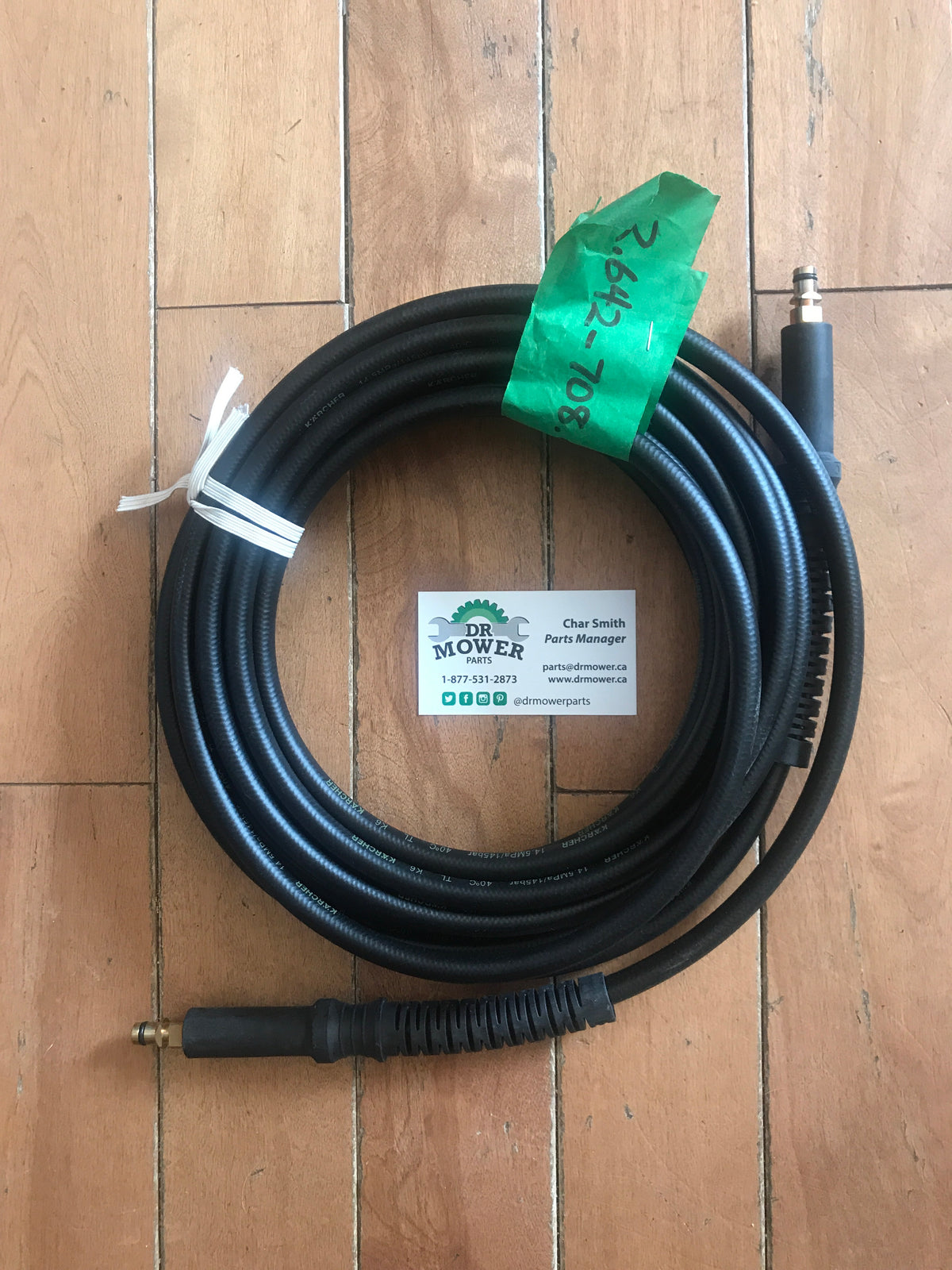 2.642-708.0 Karcher Hose ONLY- LIMITED AVAILABILITY — DR Mower Parts