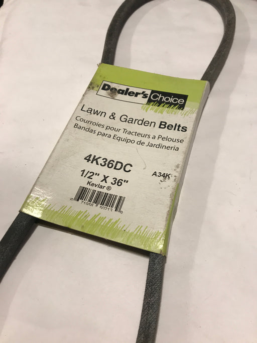 4K36DC Dealer's Choice KEVLAR BELT 1/2 x 36”