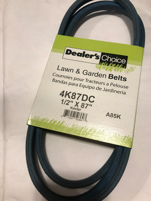 4K87DC Dealer's Choice Belt 1/2 x 87”