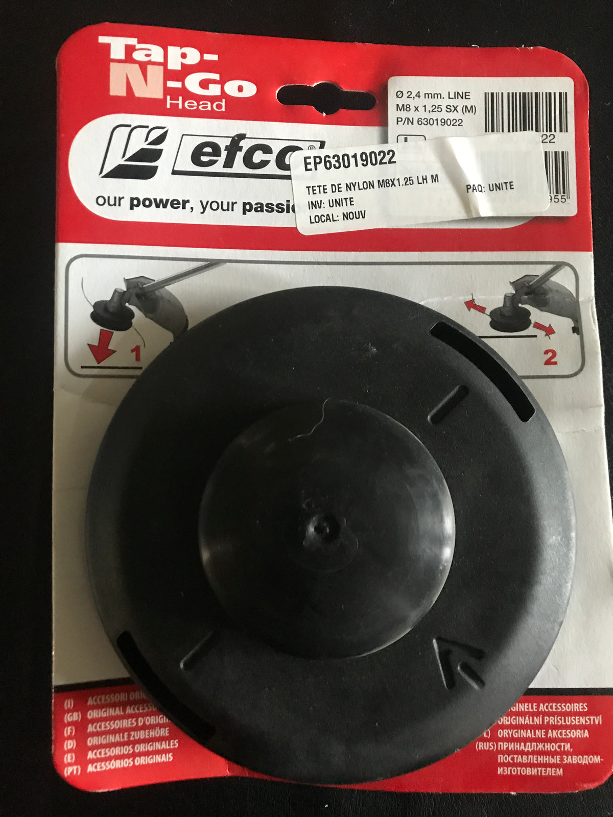 63019022 Efco Trimmer Head Assembly — DR Mower Parts