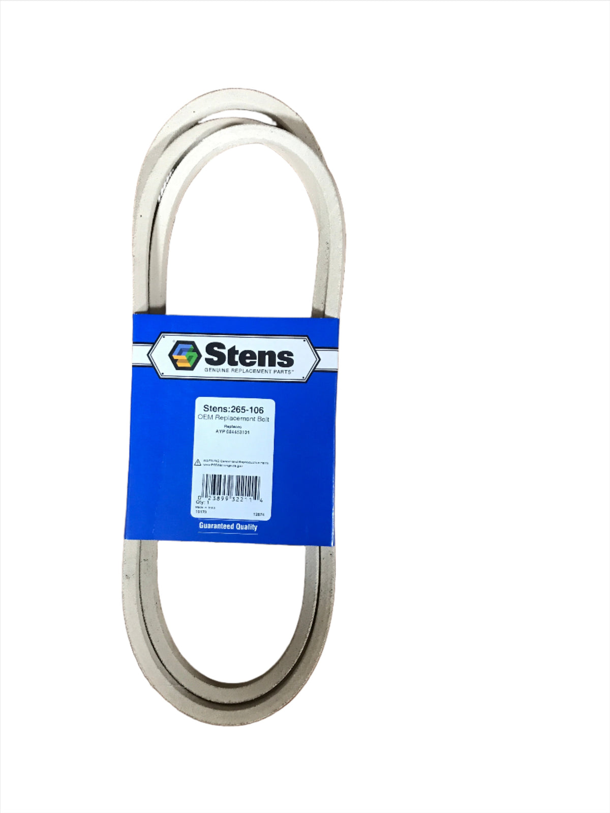 265 106 Stens Belt replaces Craftsman 405143 584453101 DR Mower