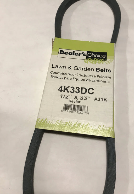 4K33DC DEALERS CHOICE BELT 1/2 X 33"