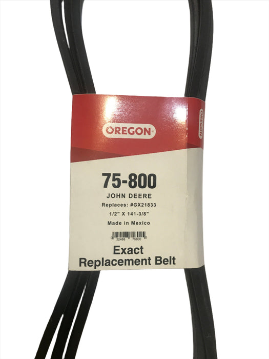 75-800 Oregon PTO Belt REPLACES John Deere GX21833