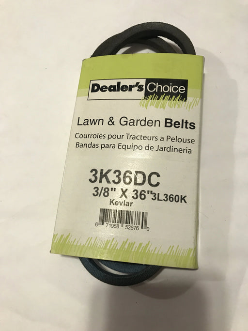 3K36DC Dealer's Choice Belt Replaces Craftsman 583785001