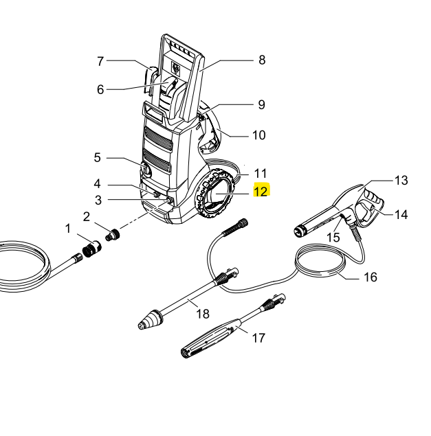 9.755-146.0 Roues Karcher - Jeu de 2